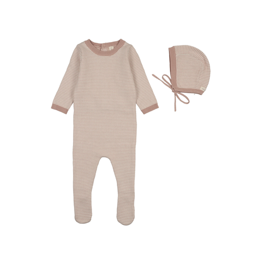 Lilette Petal Mini Print Footie Set