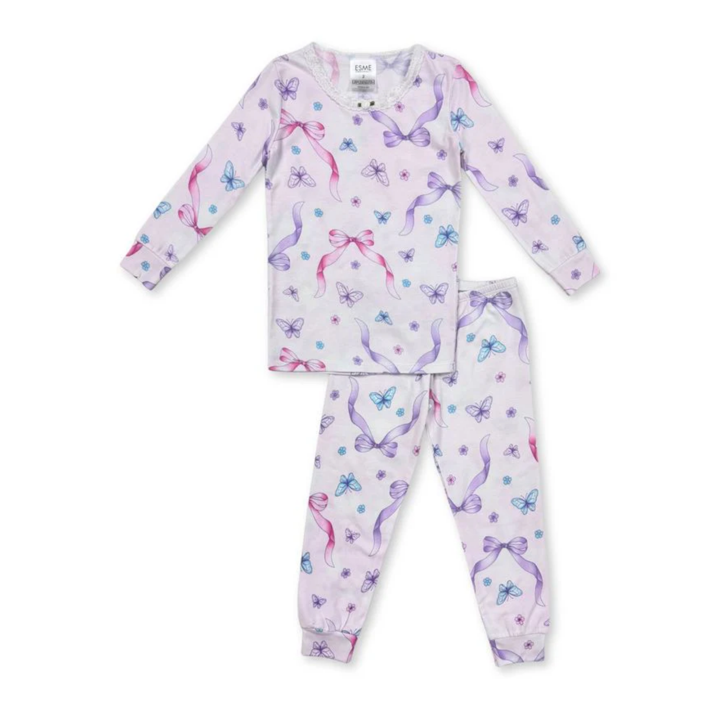 Esme Pink Butterfly Kiss Pajama