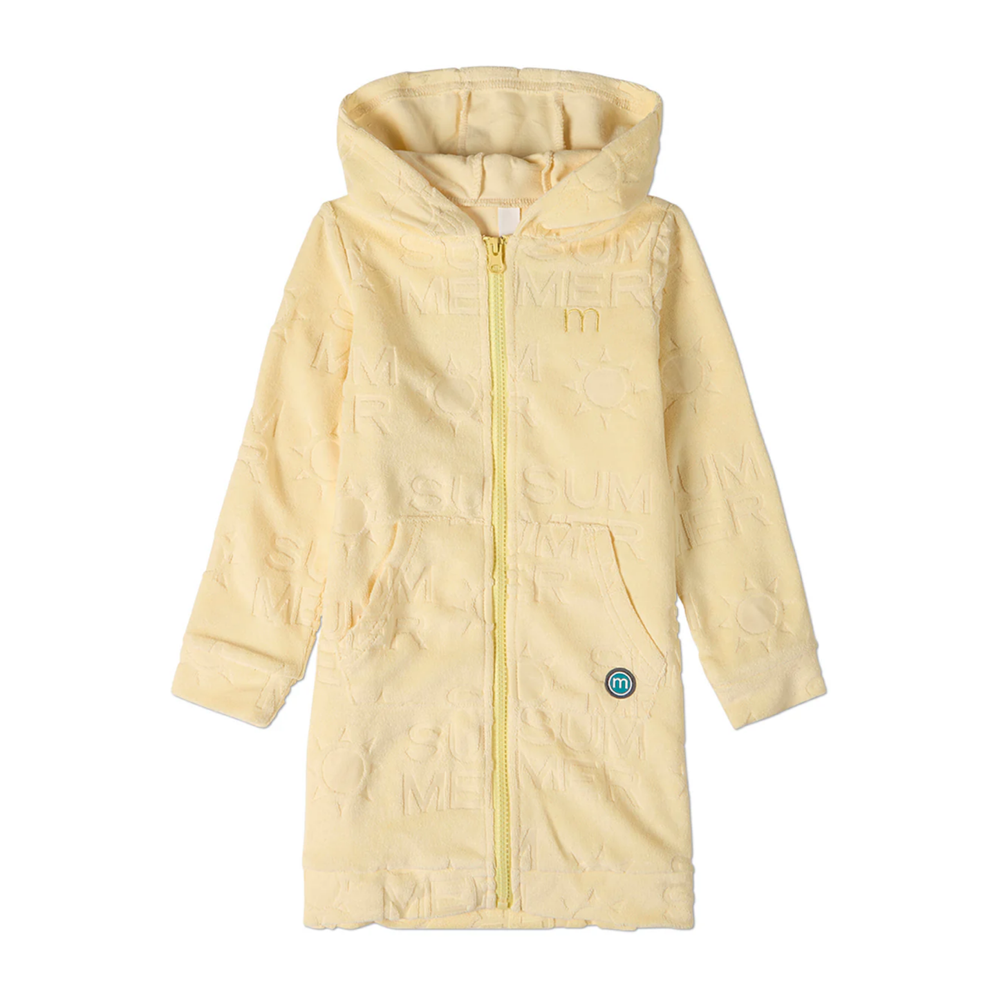 Memoi Summer Burnout Kids Full Zip Terry Robe