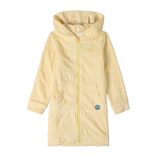 Memoi Summer Burnout Kids Full Zip Terry Robe