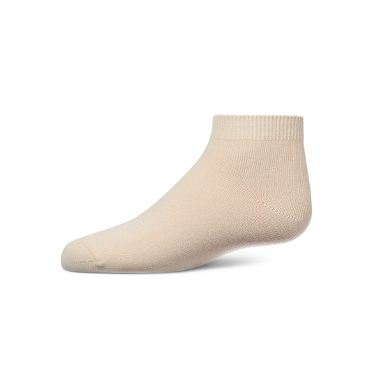 Memoi Soft Linen Kids Basic Soft Rayon from Bamboo Anklet Socks