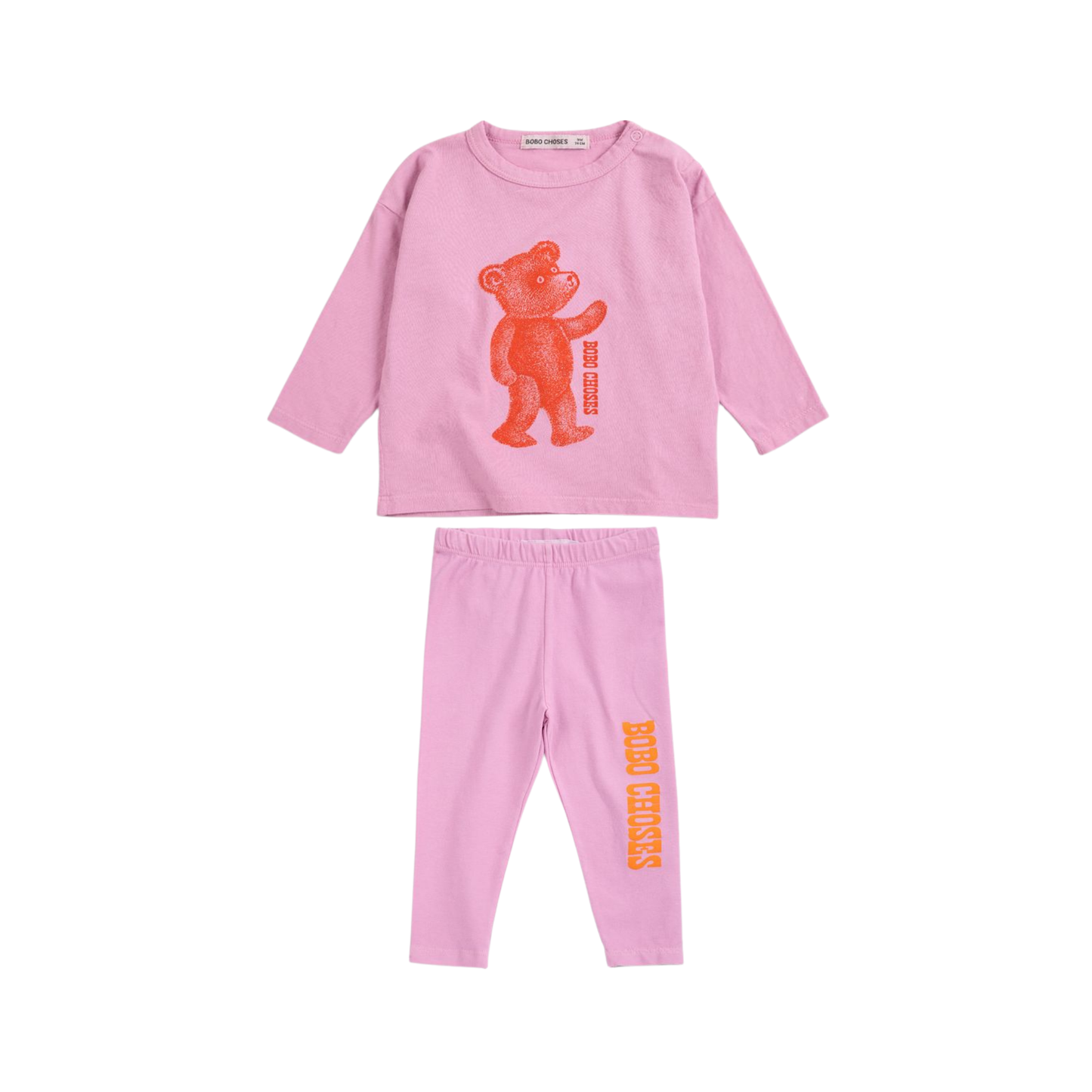 Bobo Choses Pink Softpaw Monster Leggings Set