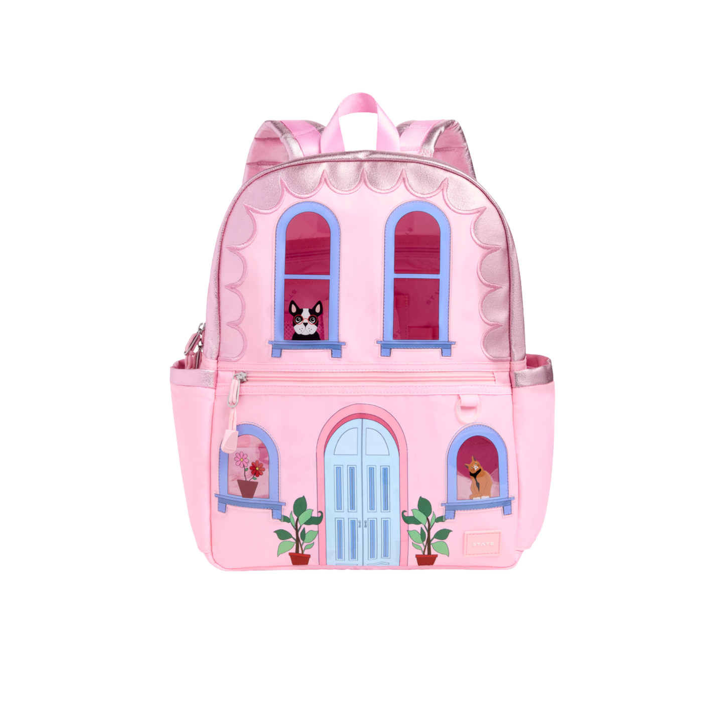 State Bags Pink House Kane Mini Backpack