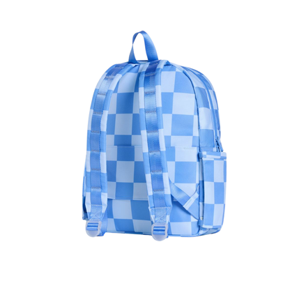 State Bags Light Blue Charms Check Kane Backpack
