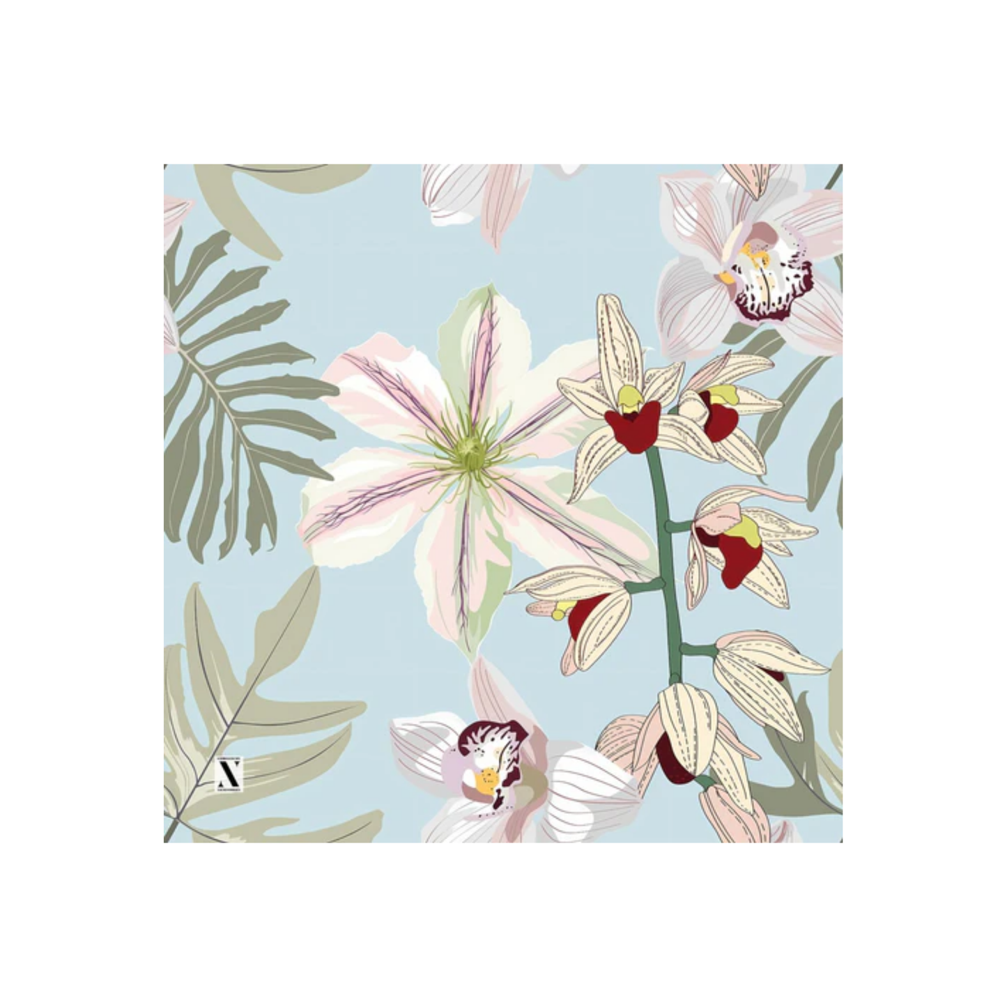Nicsessories Orchid Breeze Headscarf