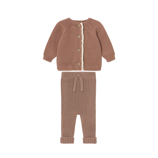 Li & Me Bloom Salma Lace Knit Pants Set
