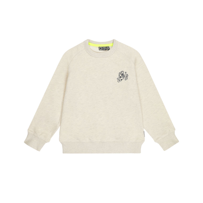 Tumble N Dry Off White Melange Brighton Long Sleeve Sweatshirt