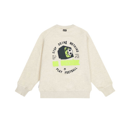 Tumble N Dry Off White Melange Brighton Long Sleeve Sweatshirt