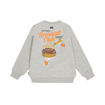Tumble N Dry Light Grey Melange Durham Long Sleeve Sweatshirt
