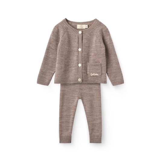 Copenhagen Colors Natural Melange Classic Merino Pants Set