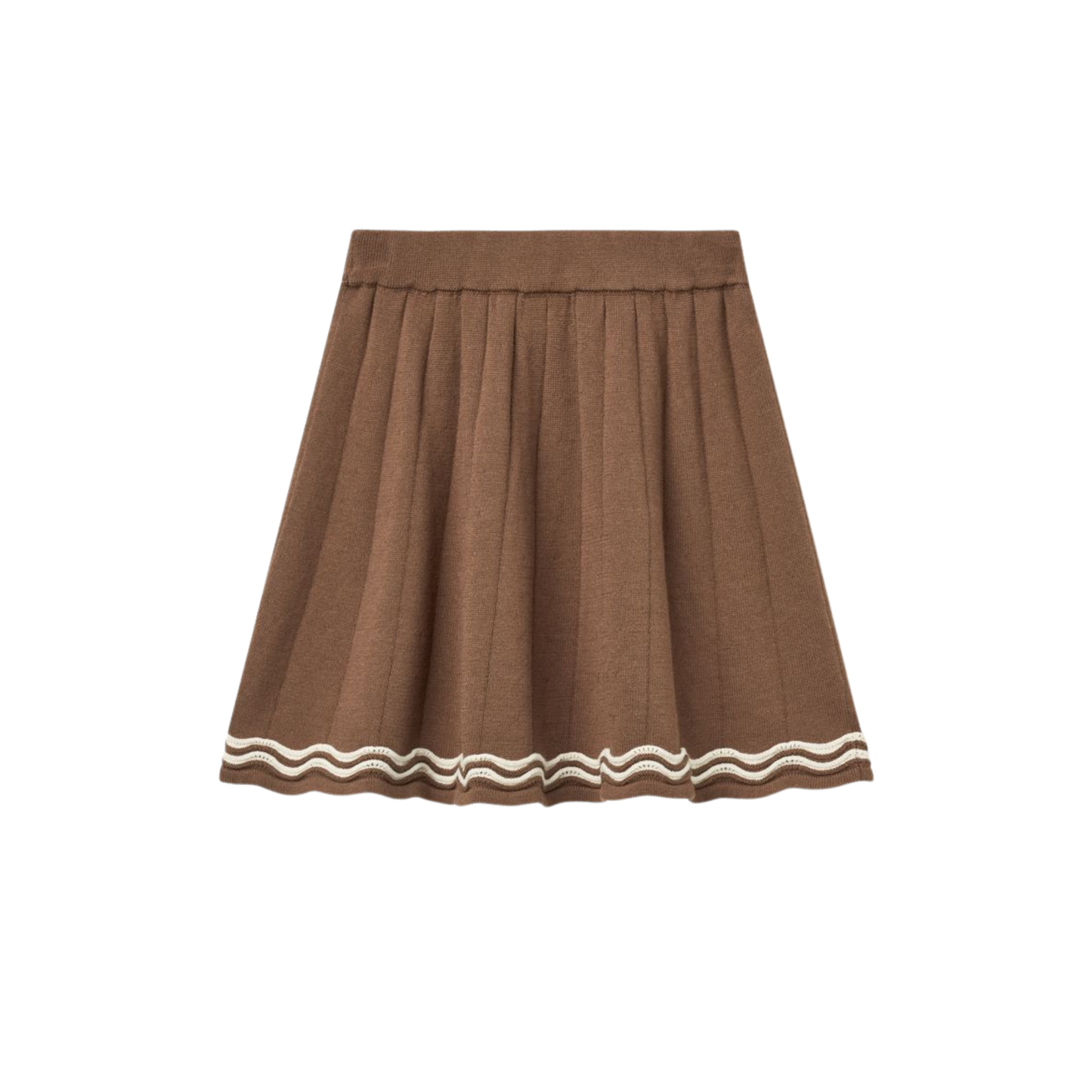 Copenhagen Colors Walnut Tennis Knitted Skirt
