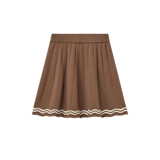 Copenhagen Colors Walnut Tennis Knitted Skirt