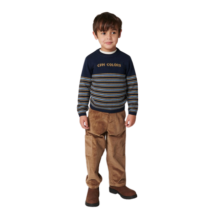 Copenhagen Colors Navy Copenhagen Merino Long Sleeve Sweater