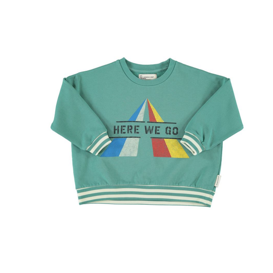Piupiuchick Green Here We Go Sweatshirt