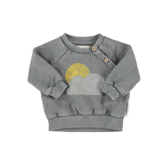Piupiuchick Grey Infant Sun & Cloud Sweatshirt