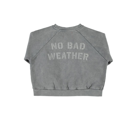 Piupiuchick Grey Sun & Cloud Sweatshirt