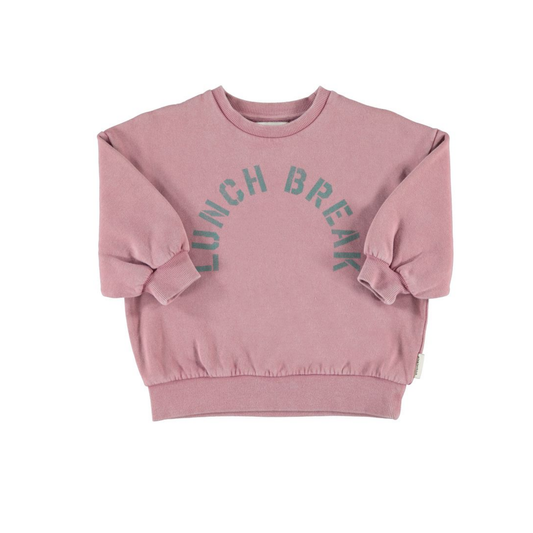 Piupiuchick Pink Lunch Break Oversized Sweatshirt