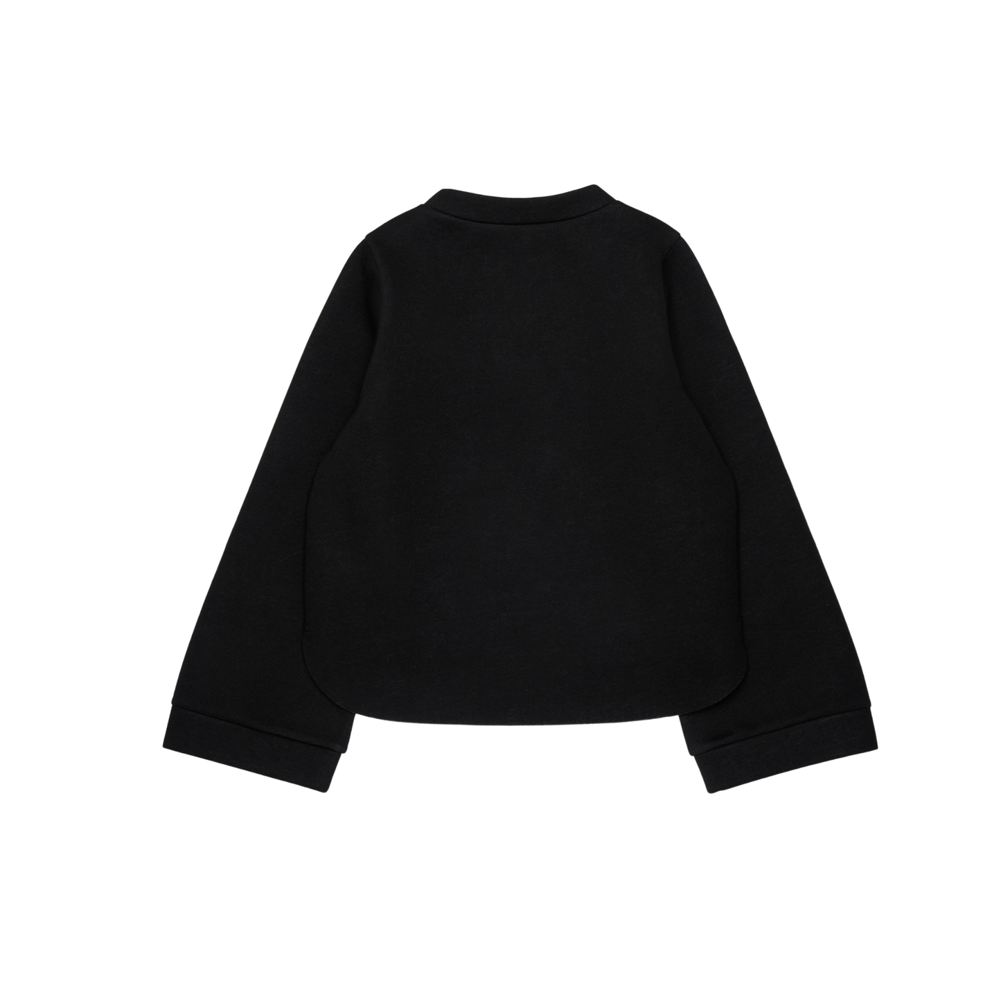 N°21 Black Neoprene Stripe Sweatshirt