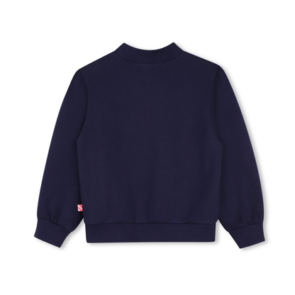 Billieblush Navy Cool Graphic Crewneck Sweatshirt