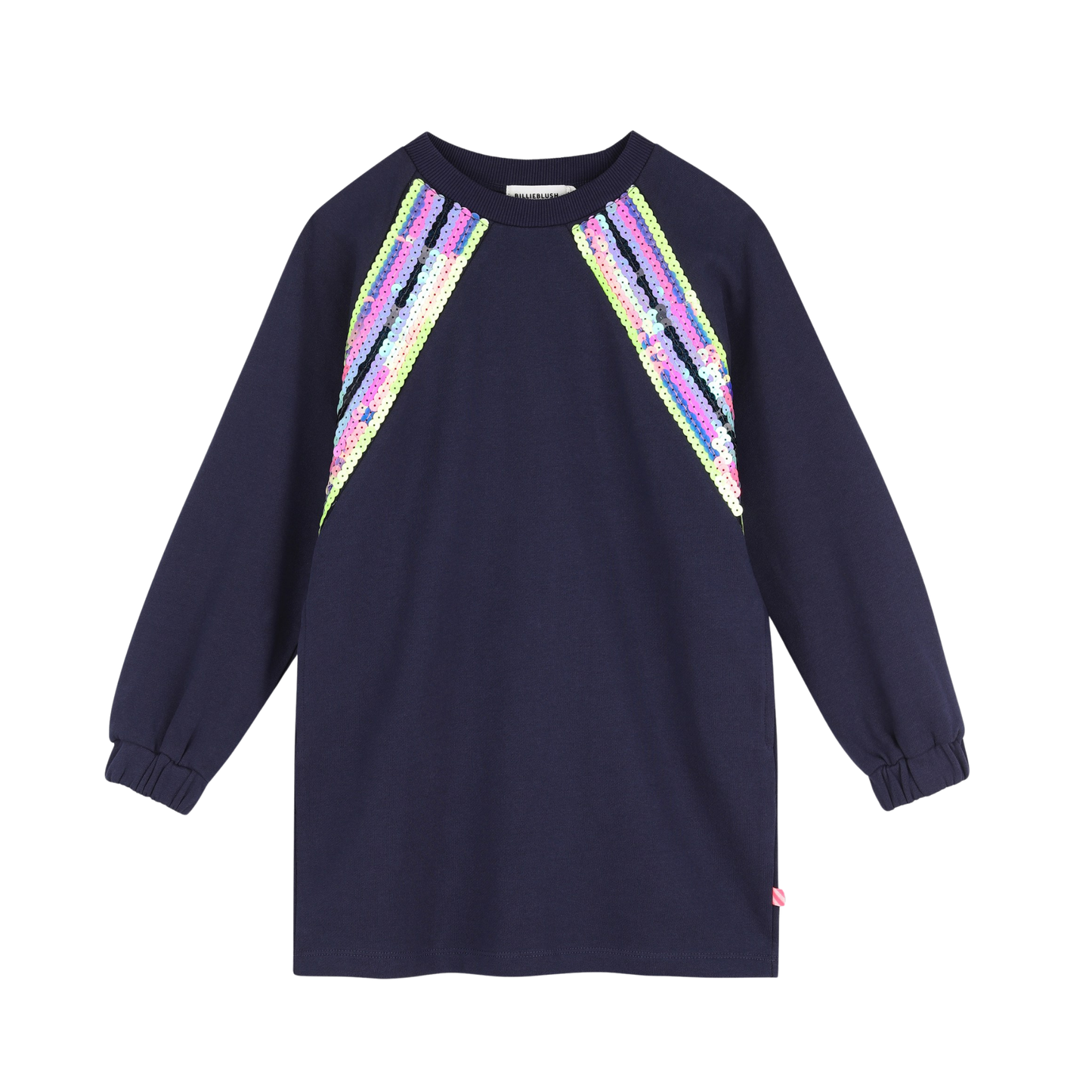 Billieblush Navy Long Sleeve Sweatshirt Dress