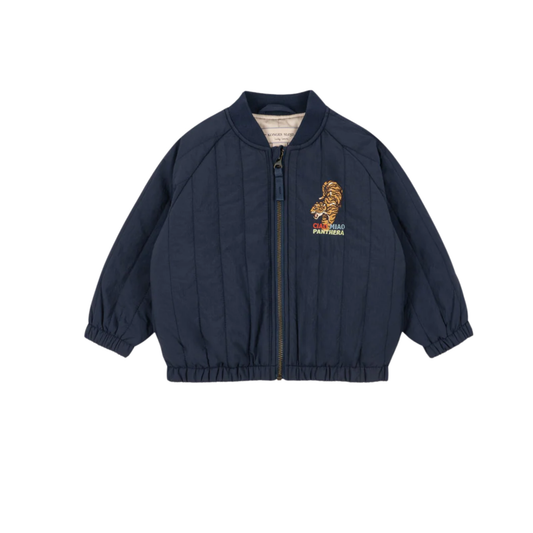 Konges Slojd Total Eclipse Juno Panthera Long Sleeve Bomber Jacket