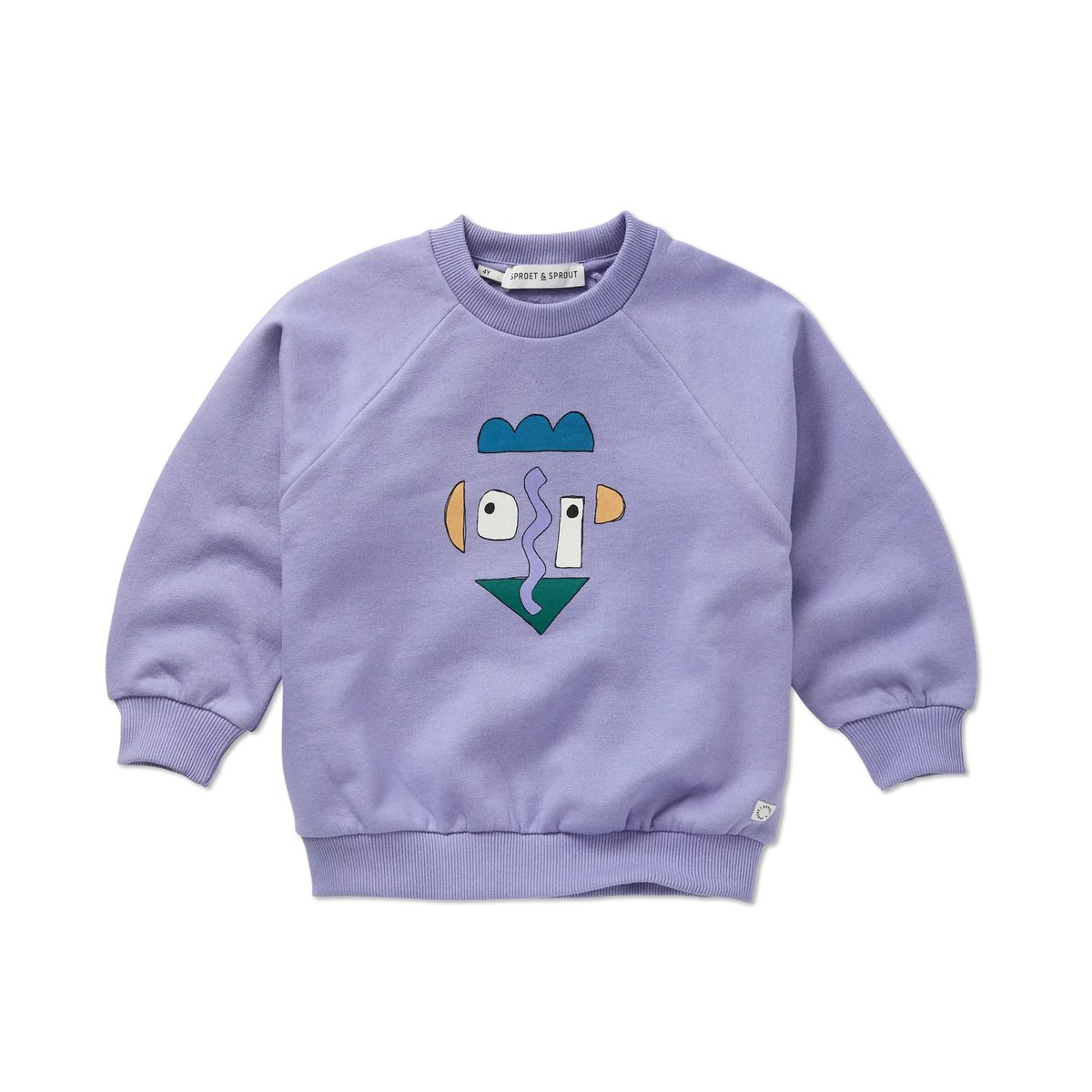 Sproet & Sprout Crayon Cloud Self Potrait Long Sleeve Sweatshirt
