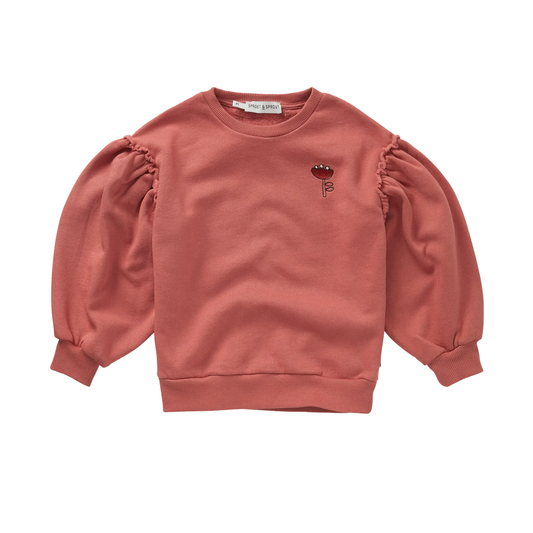 Sproet & Sprout Palette Puff Sleeves Long Sleeve Sweatshirt