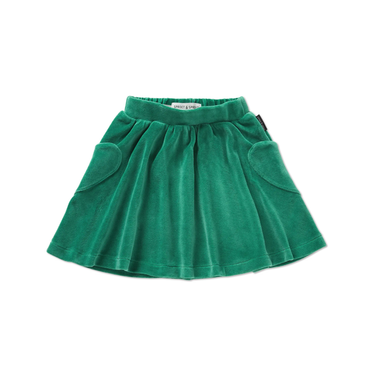 Sproet & Sprout Deep Green Big Pockets Skirt