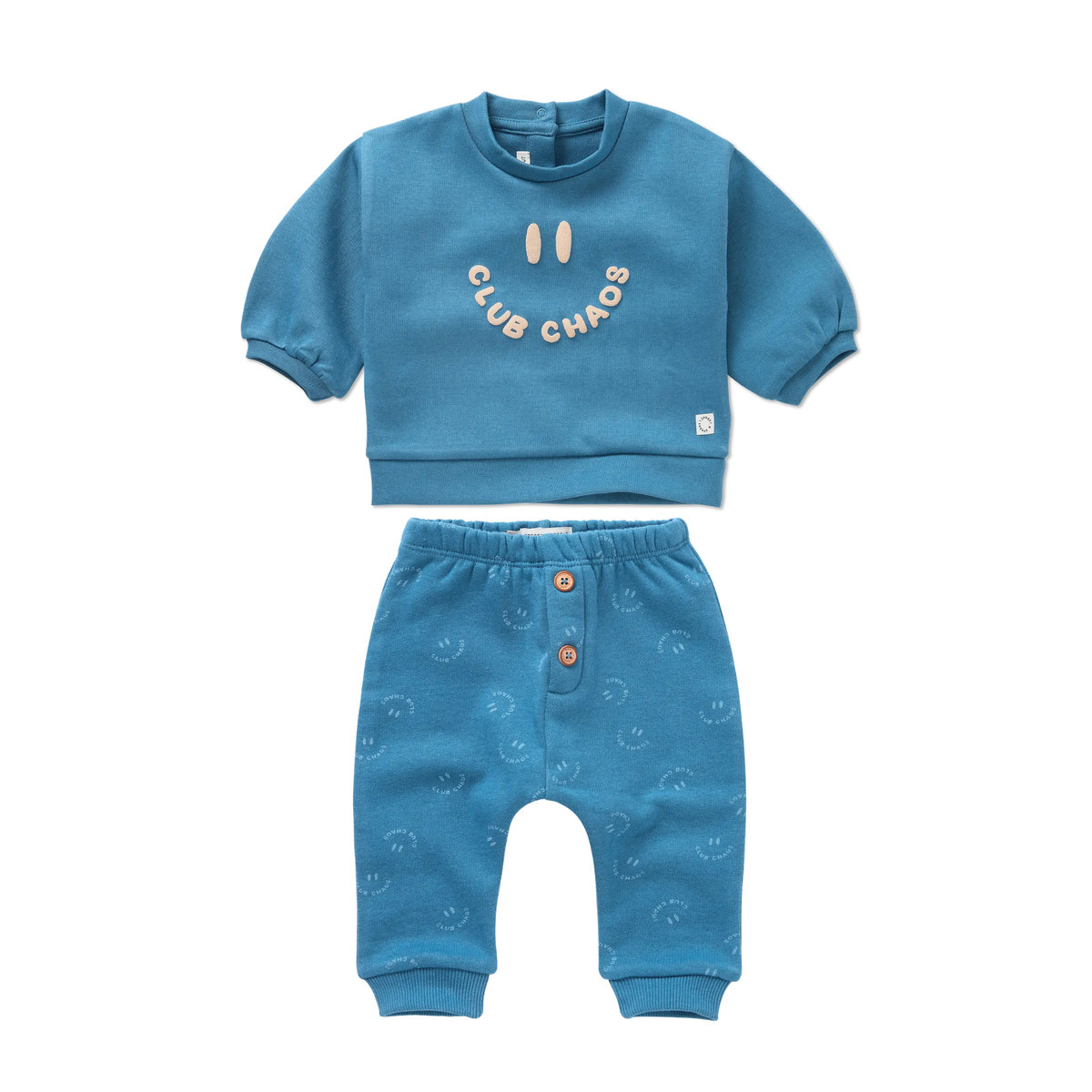 Sproet & Sprout Chalkboard Blue Club Chaos Pants Set