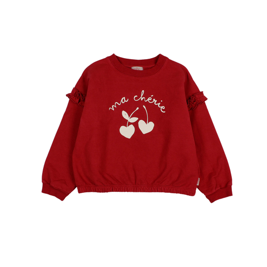 Buho Cherry Cherrie Long Sleeve Sweatshirt