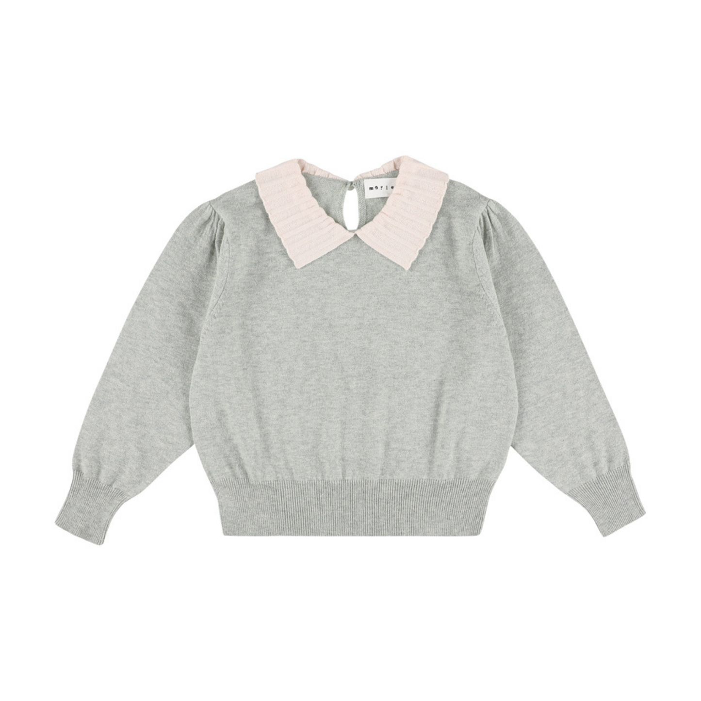 Morley Stainless Steel Zamora Collar Merino Long Sleeve Sweater