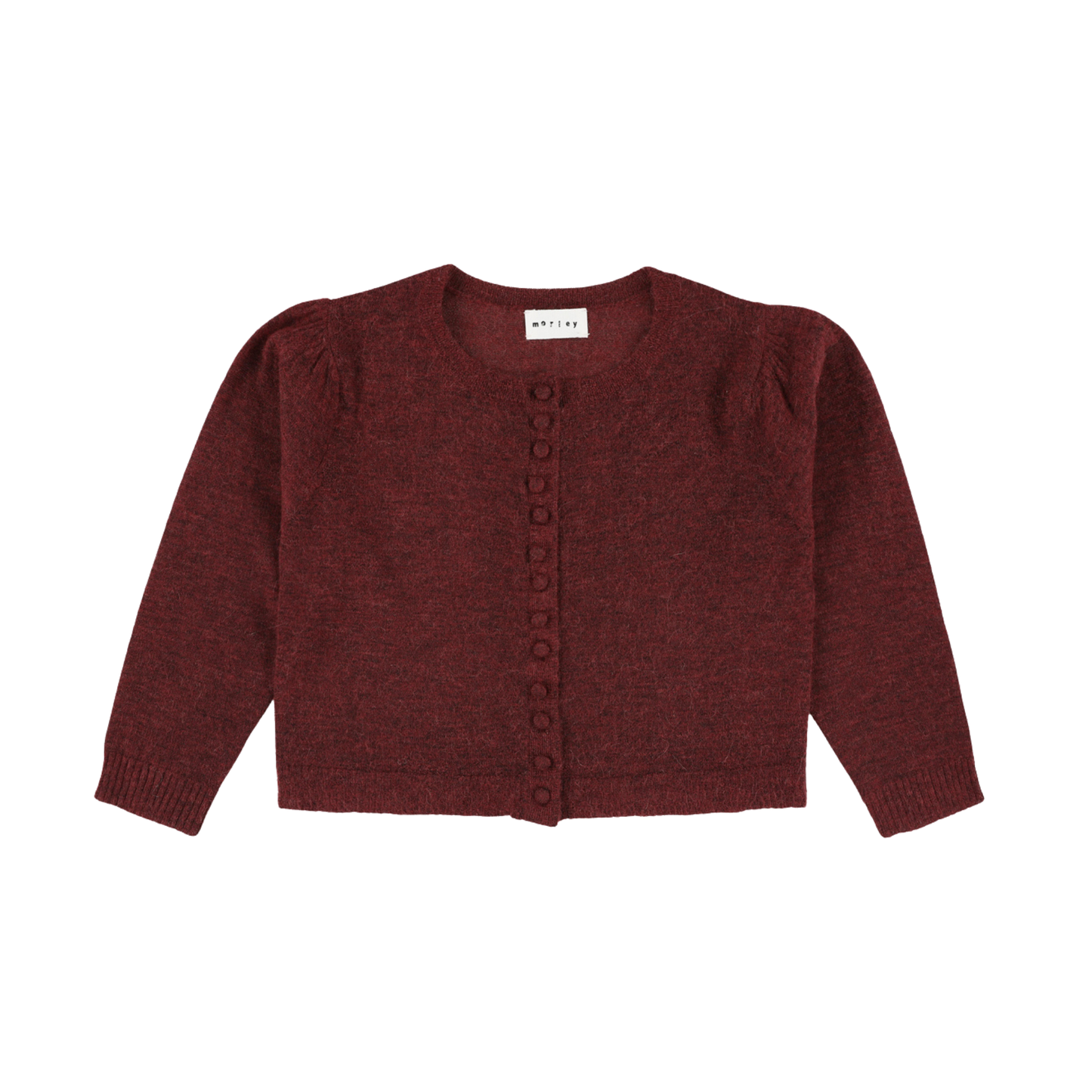 Morley Burgundy Zerah Long Sleeve Knit Cardigan