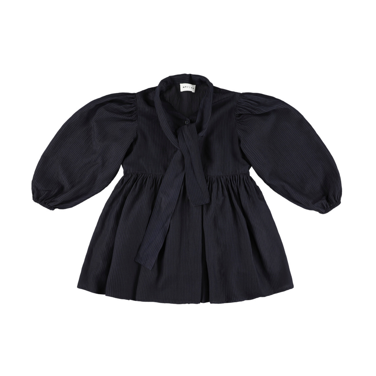 Morley Blue Zas Bow Chana Long Sleeve Dress