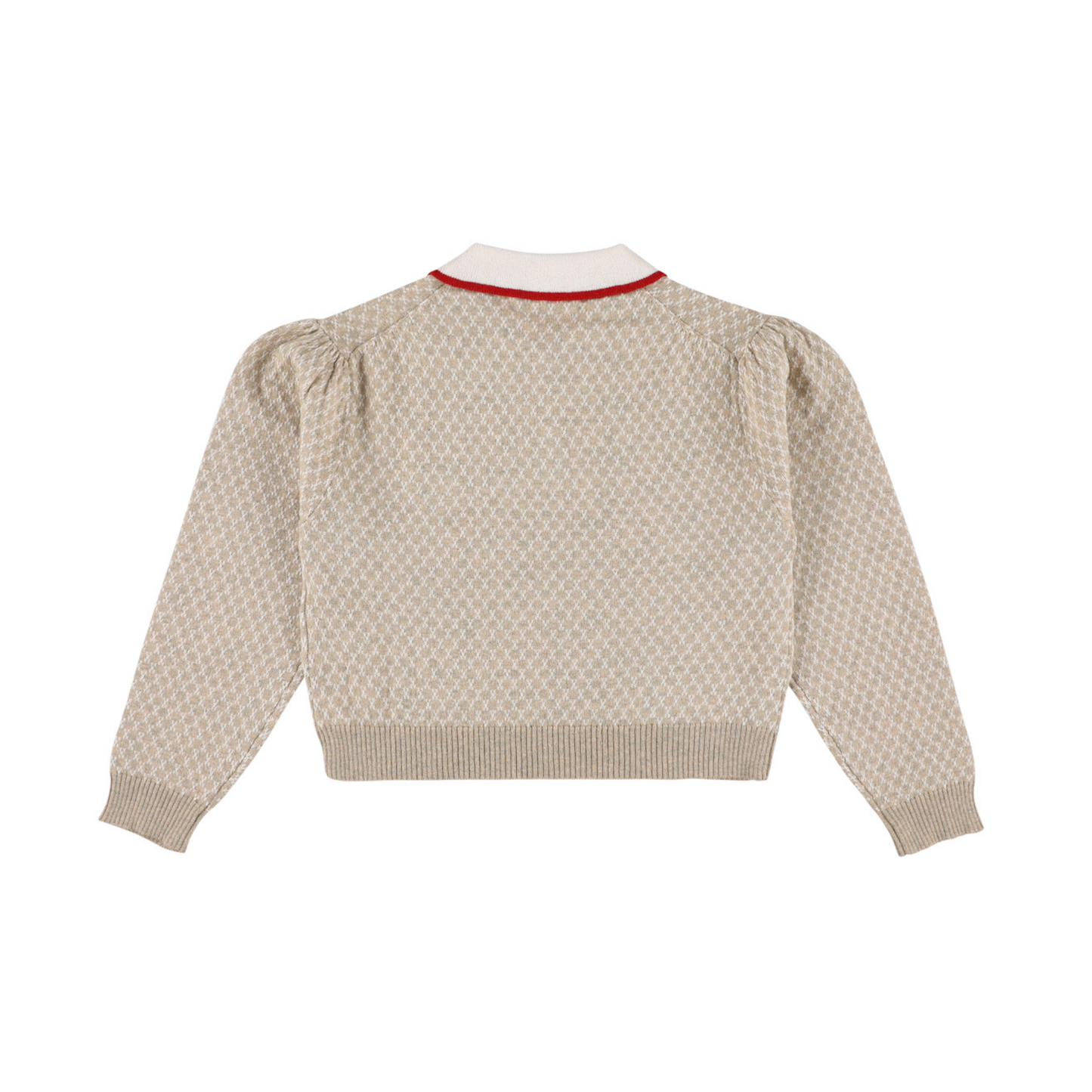 Morley Stone Zug Long Sleeve Knit Polo