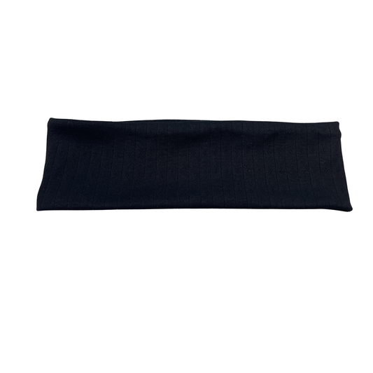 Nicsessories Black Pointelle Ribbed Headbands