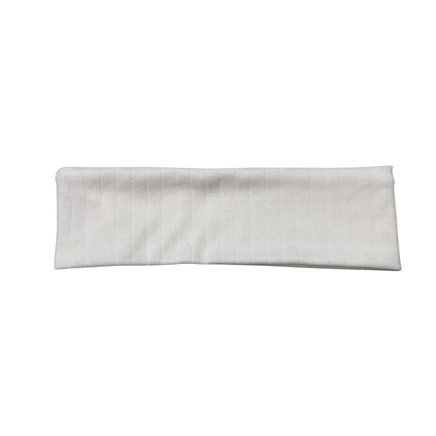 Nicsessories White Pointelle Ribbed Headbands