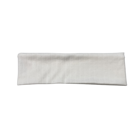 Nicsessories White Pointelle Ribbed Headbands