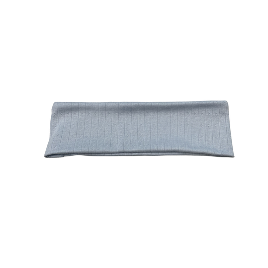 Nicsessories Sky Blue Pointelle Ribbed Headbands