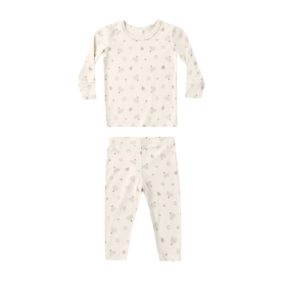 Quincy Mae Natural Hanukkah Long Sleeve Pajama