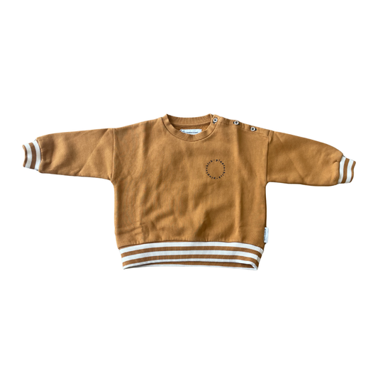 Piupiuchick Camel Infant Piupiuchick Logo Sweatshirt