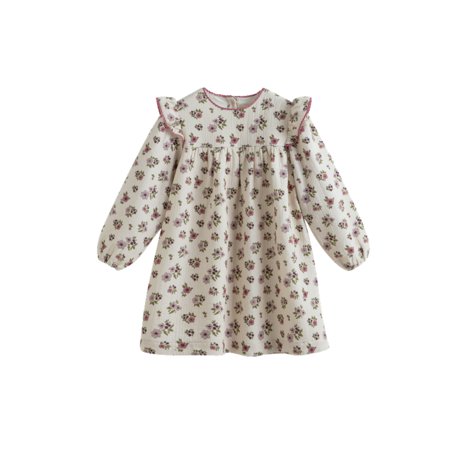 C'Era Una Volta Cream Debbie Elbow Dress