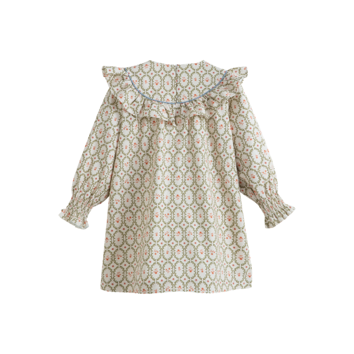 C'Era Una Volta Cream Sage Emma Elbow Dress