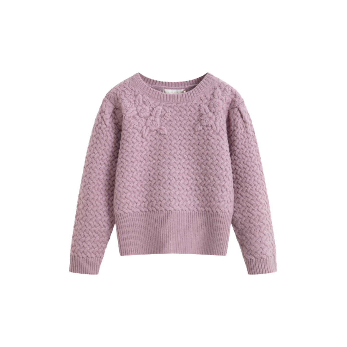 C'Era Una Volta Lilac Stephania Long Sleeve Sweater