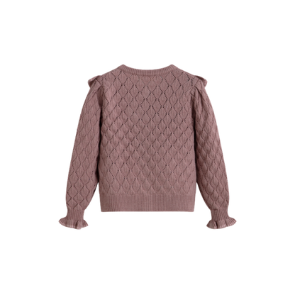 C'Era Una Volta Pink Azur Long Sleeve Cardigan