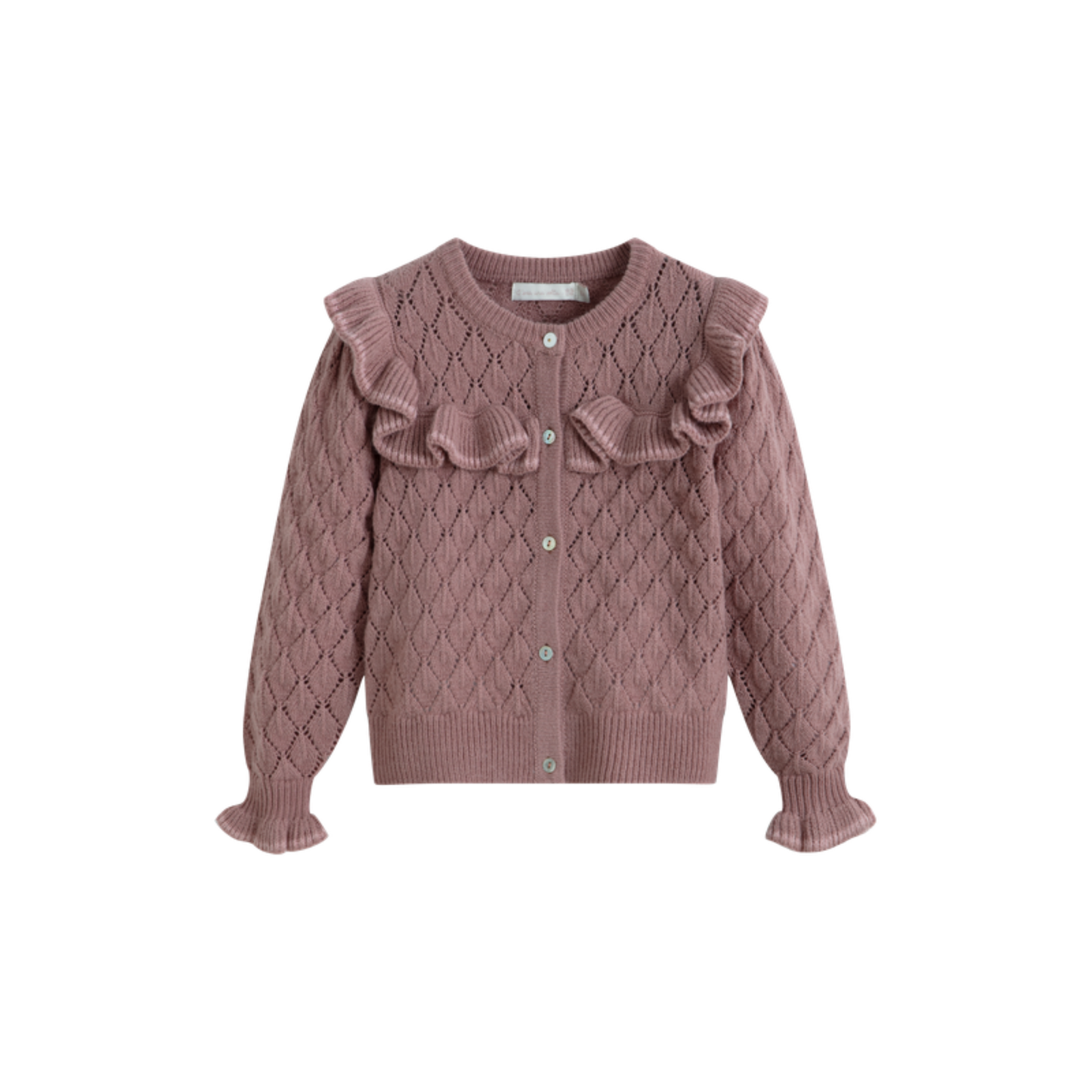 C'Era Una Volta Pink Azur Long Sleeve Cardigan