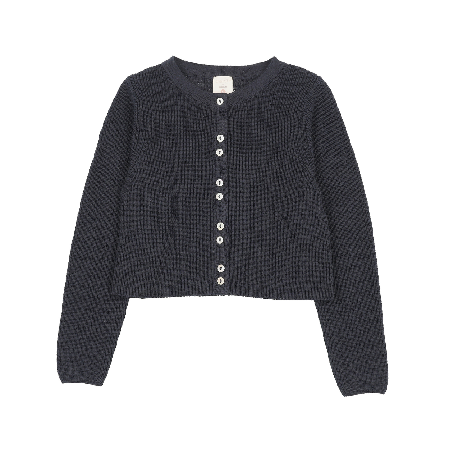 Analogie Navy Fine Knit Cardigan