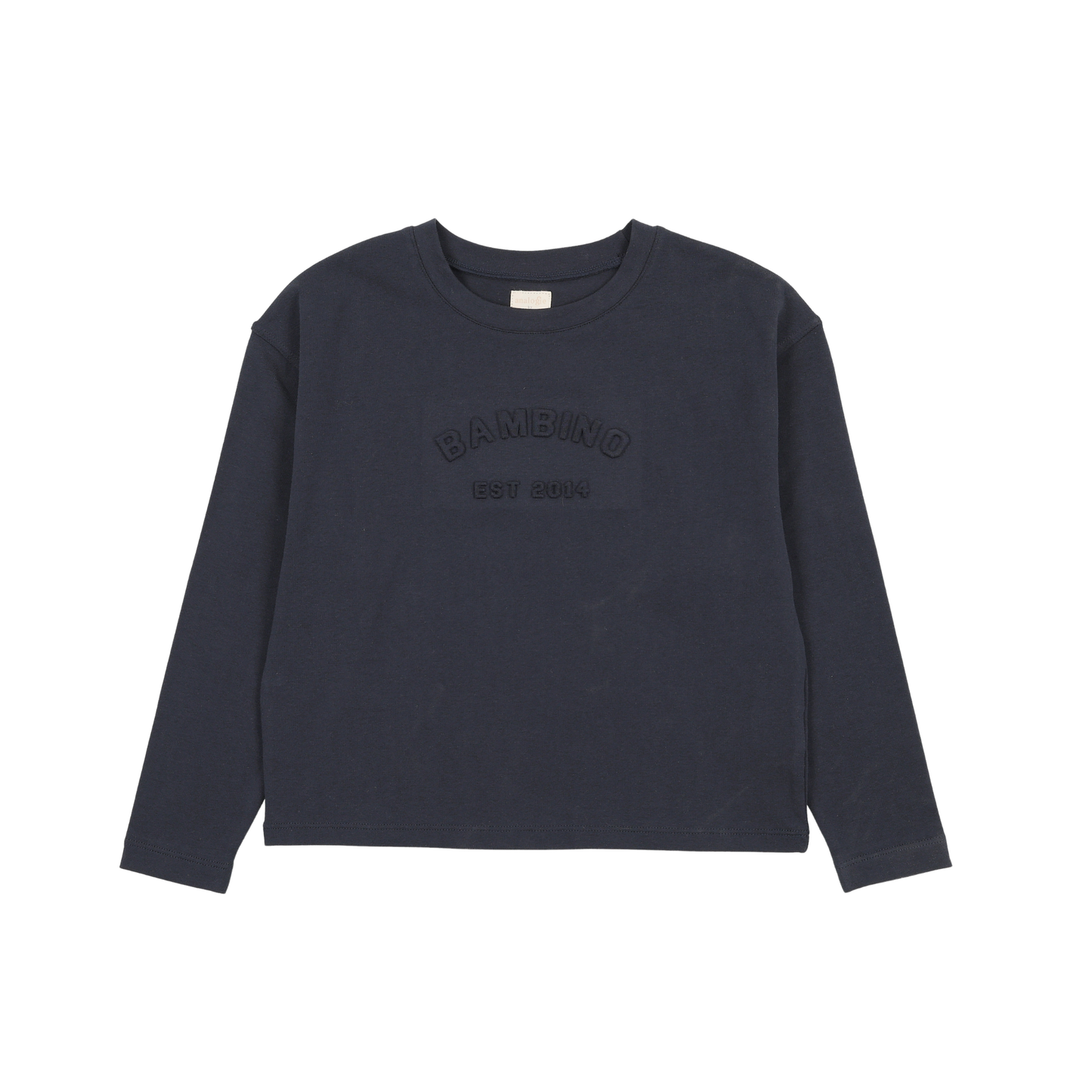 Analogie Navy Denim Day Girls Boxy Tee