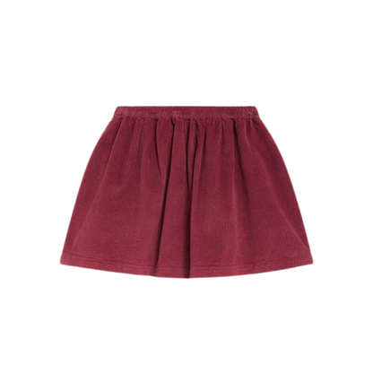 The New Society Rumba Red Dree Corduroy Skirt