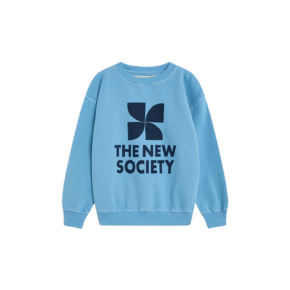 The New Society Cyaneus Logo Long Sleeve Sweatshirt