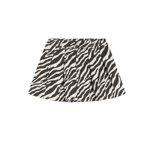 The New Society Zebra Print Dakota Skirt